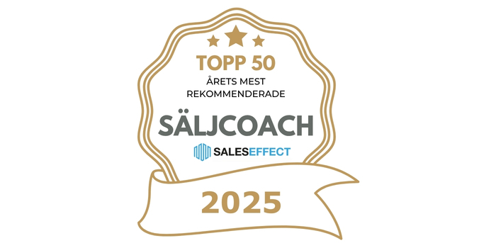 Topp 50 – årets mest rekommenderade säljcoach 2025