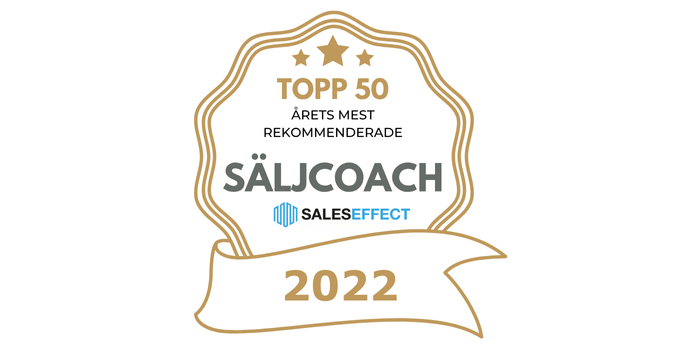Topp 50 – årets mest rekommenderade säljcoach 2022